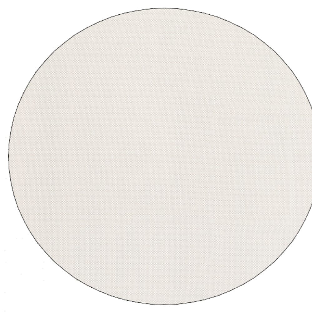 8" Round Beige Non Slip Rug Pad - Homeroots - Flyclothing LLC