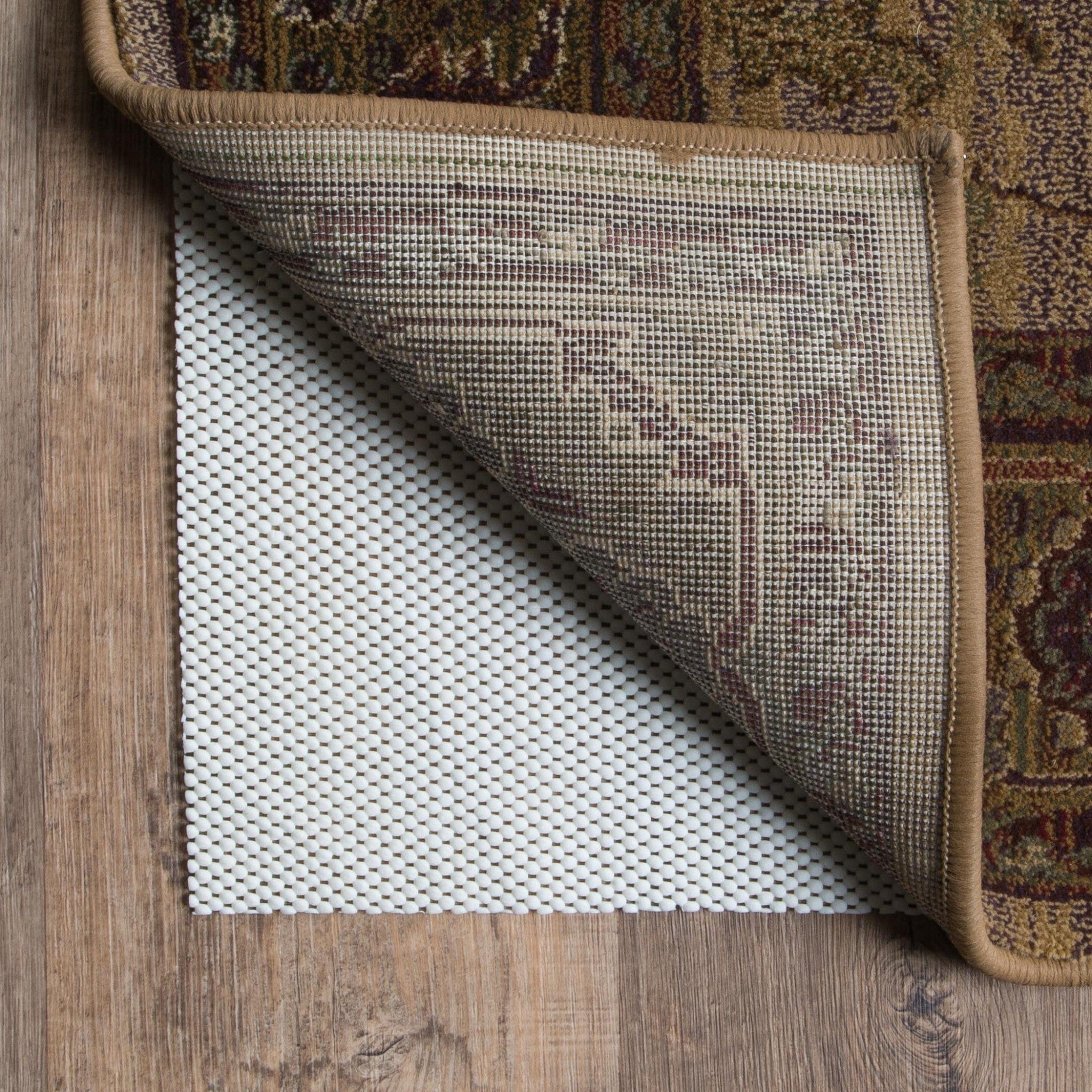 8" X 11" Beige Non Slip Rug Pad - Homeroots - Flyclothing LLC