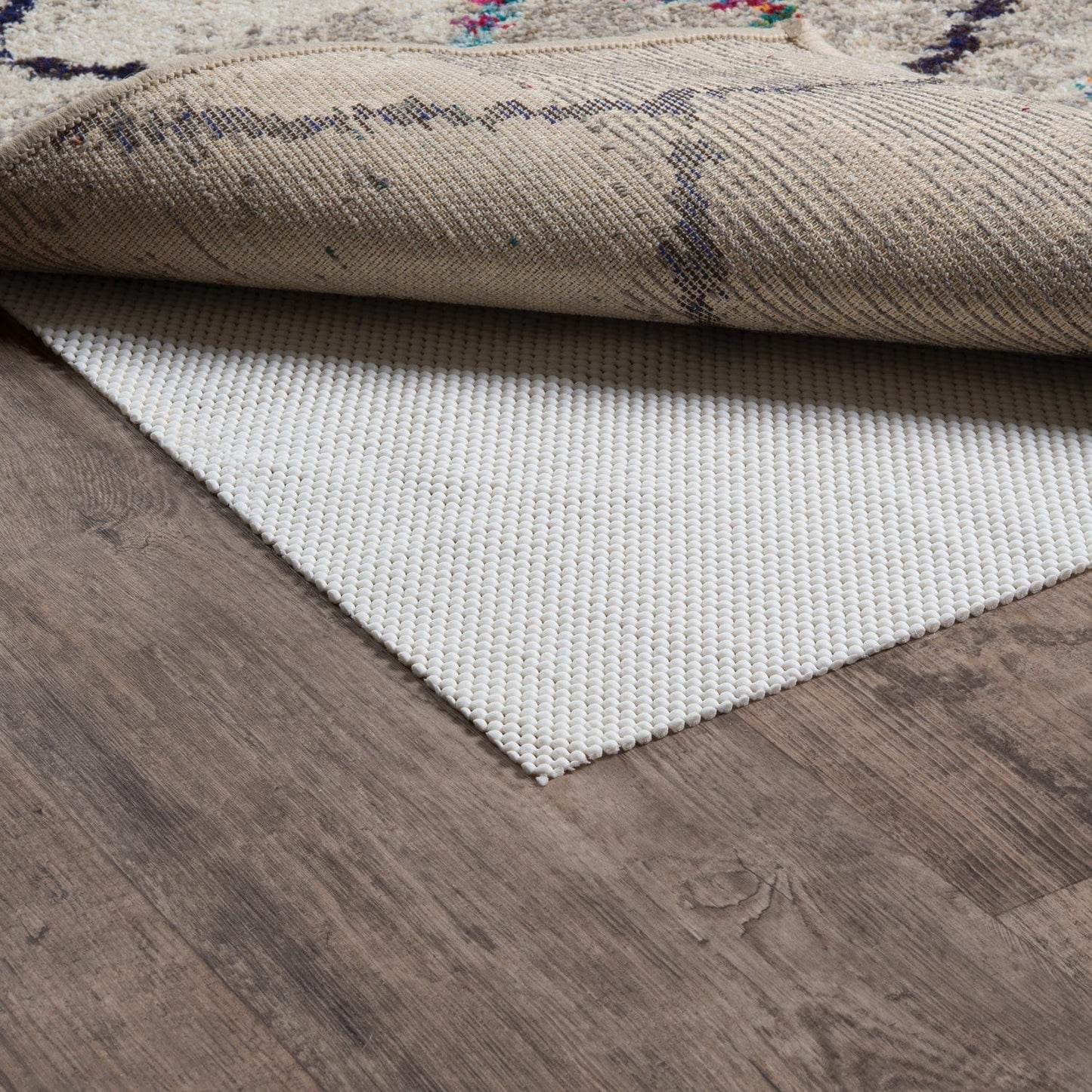 8" X 11" Beige Non Slip Rug Pad - Homeroots - Flyclothing LLC