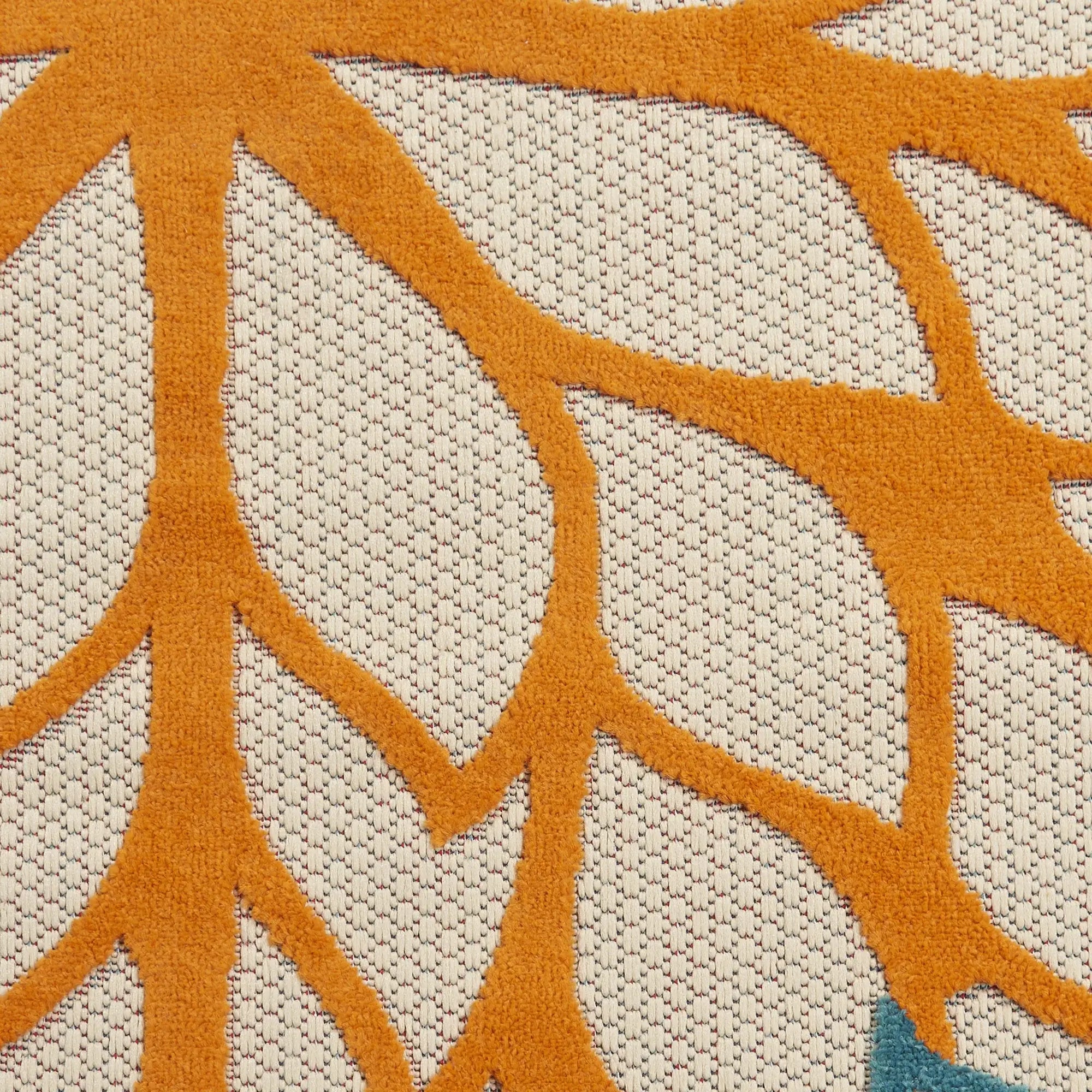 4' X 6' Green And Ivory Floral Indoor Outdoor Area Rug - Homeroots - Flyclothing LLC