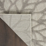 2' X 6' Gray Floral Indoor Outdoor Area Rug - Homeroots - Flyclothing LLC