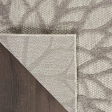 3' X 4' Gray Floral Indoor Outdoor Area Rug - Homeroots - Flyclothing LLC