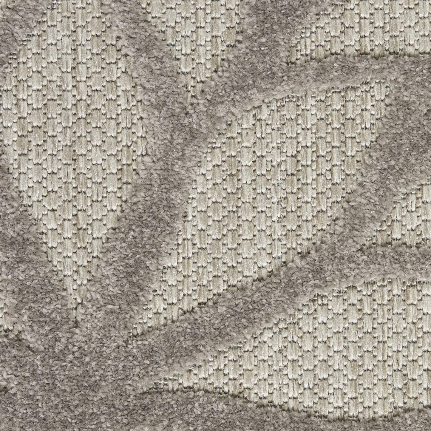 4' X 6' Gray Floral Indoor Outdoor Area Rug - Homeroots - Flyclothing LLC