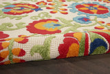 5' X 8' Green And Ivory Indoor Outdoor Area Rug - Homeroots - Flyclothing LLC