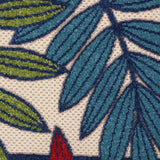 2' X 10' Ivory And Blue Floral Indoor Outdoor Area Rug - Homeroots - Flyclothing LLC