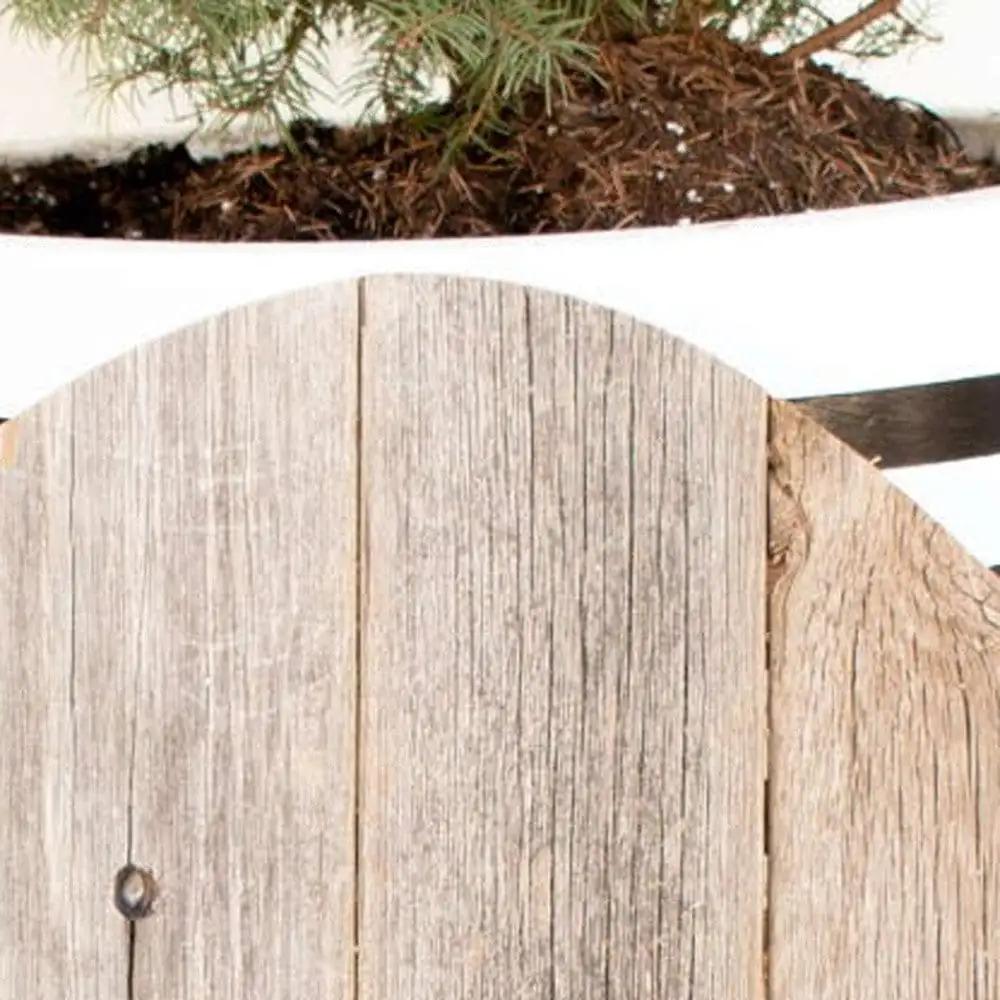 24" Rustic Farmhouse Gray Wood Large Egg - Homeroots - Flyclothing LLC