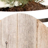 24" Rustic Farmhouse Gray Wood Large Egg - Homeroots - Flyclothing LLC