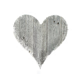 18" Whitewash Reclaimed Wood Heart Wall Decor - Homeroots - Flyclothing LLC