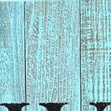 5' Rustic Light Aqua Blue Front Porch Welcome Sign - Homeroots - Flyclothing LLC