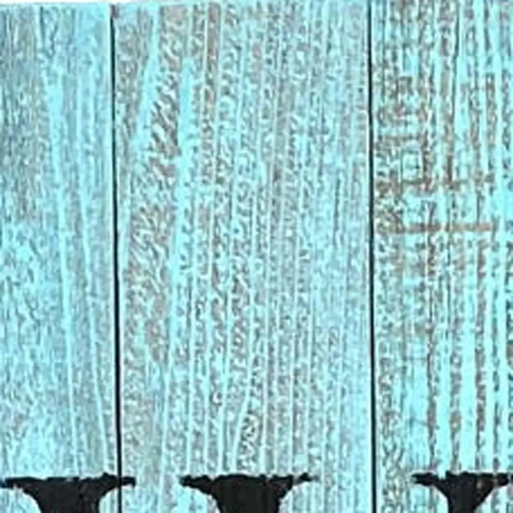 5' Rustic Light Aqua Blue Front Porch Welcome Sign - Homeroots - Flyclothing LLC