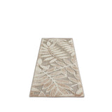 6' Runner Gray And Ivory Floral Stain Resistant Indoor Outdoor Runner Rug - Homeroots