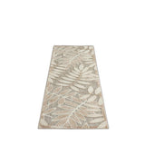 2' X 8' Gray And Ivory Floral Indoor Outdoor Area Rug - Homeroots