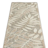 2' X 8' Gray And Ivory Floral Indoor Outdoor Area Rug - Homeroots - Flyclothing LLC