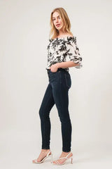 And The Why Smocked Off-Shoulder Floral Printed Top - Trendsi - Flyclothing LLC