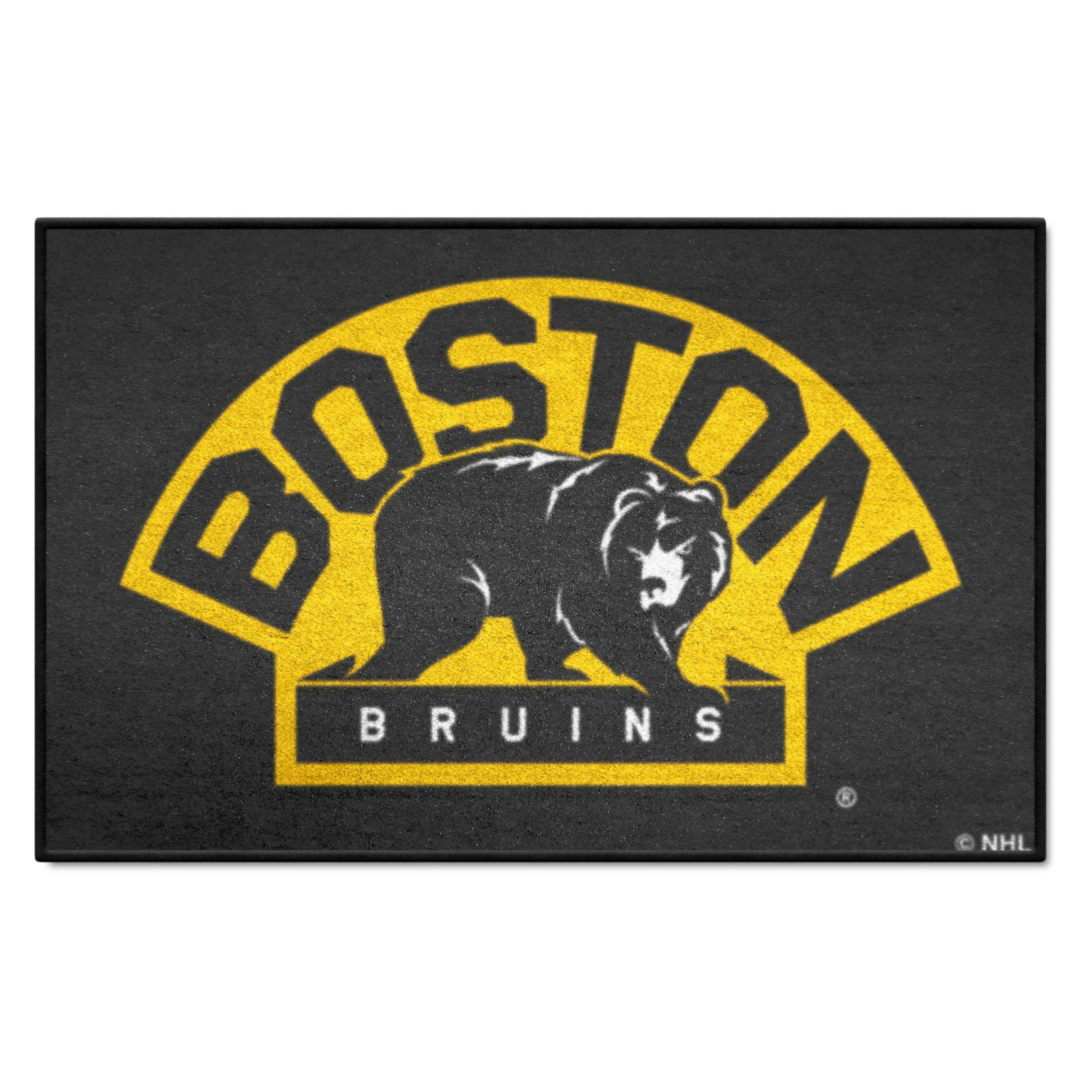Boston Bruins Starter Mat Accent Rug - 19in. x 30in. - Boston Bruins