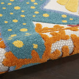 5' X 8' Yellow And Ivory Indoor Outdoor Area Rug - Homeroots - Flyclothing LLC