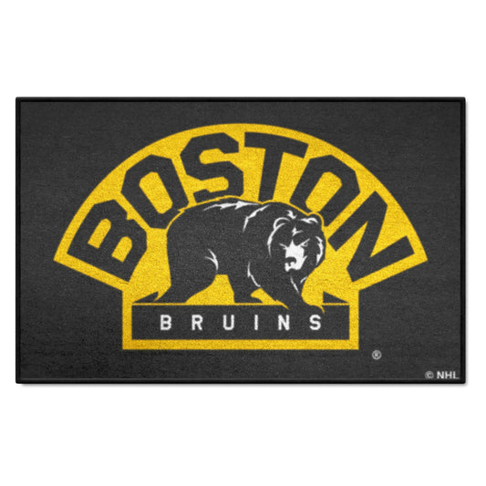 Boston Bruins Starter Mat Accent Rug - 19in. x 30in. - Boston Bruins