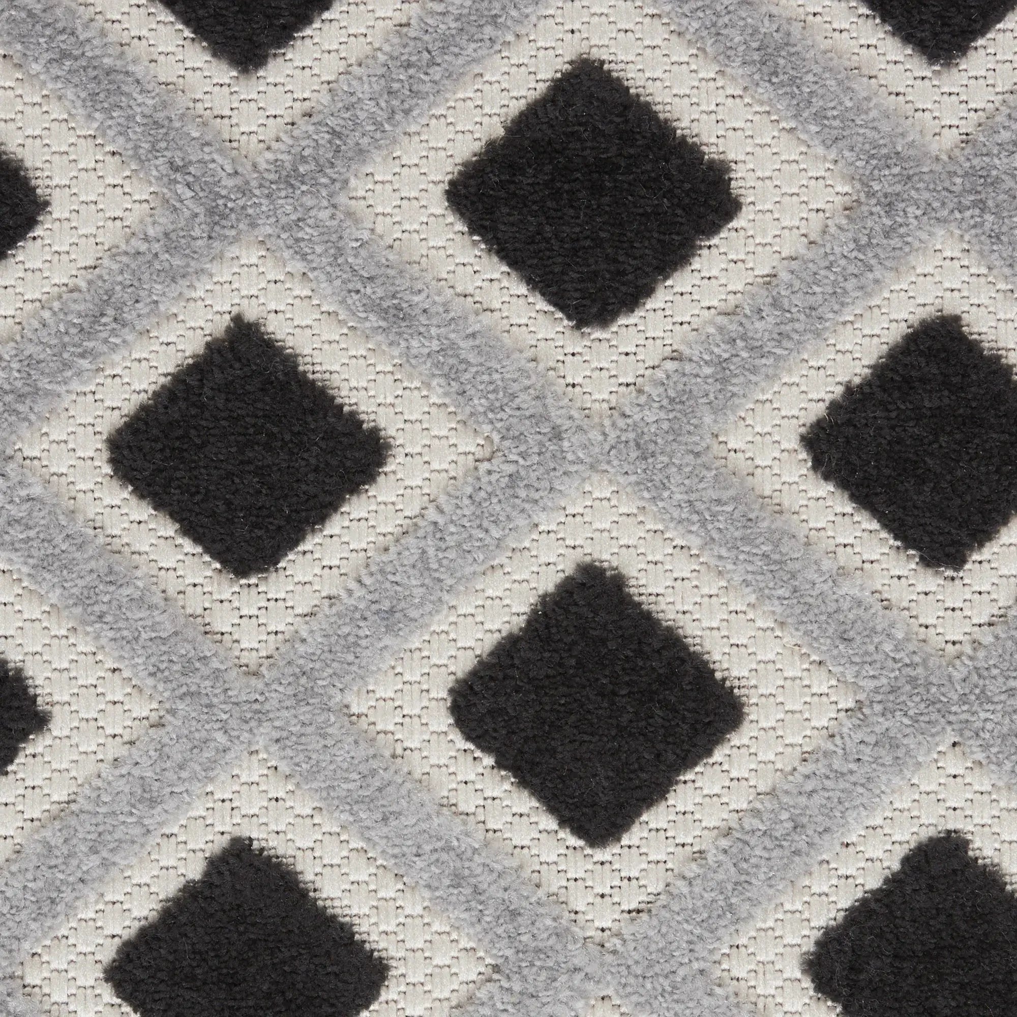 8' X 11' Black And White Geometric Indoor Outdoor Area Rug - Homeroots - Flyclothing LLC