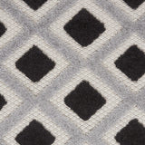 8' X 11' Black And White Geometric Indoor Outdoor Area Rug - Homeroots