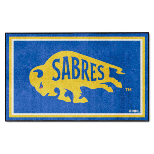 Buffalo Sabres 4ft. x 6ft. Plush Area Rug - Buffalo Sabres