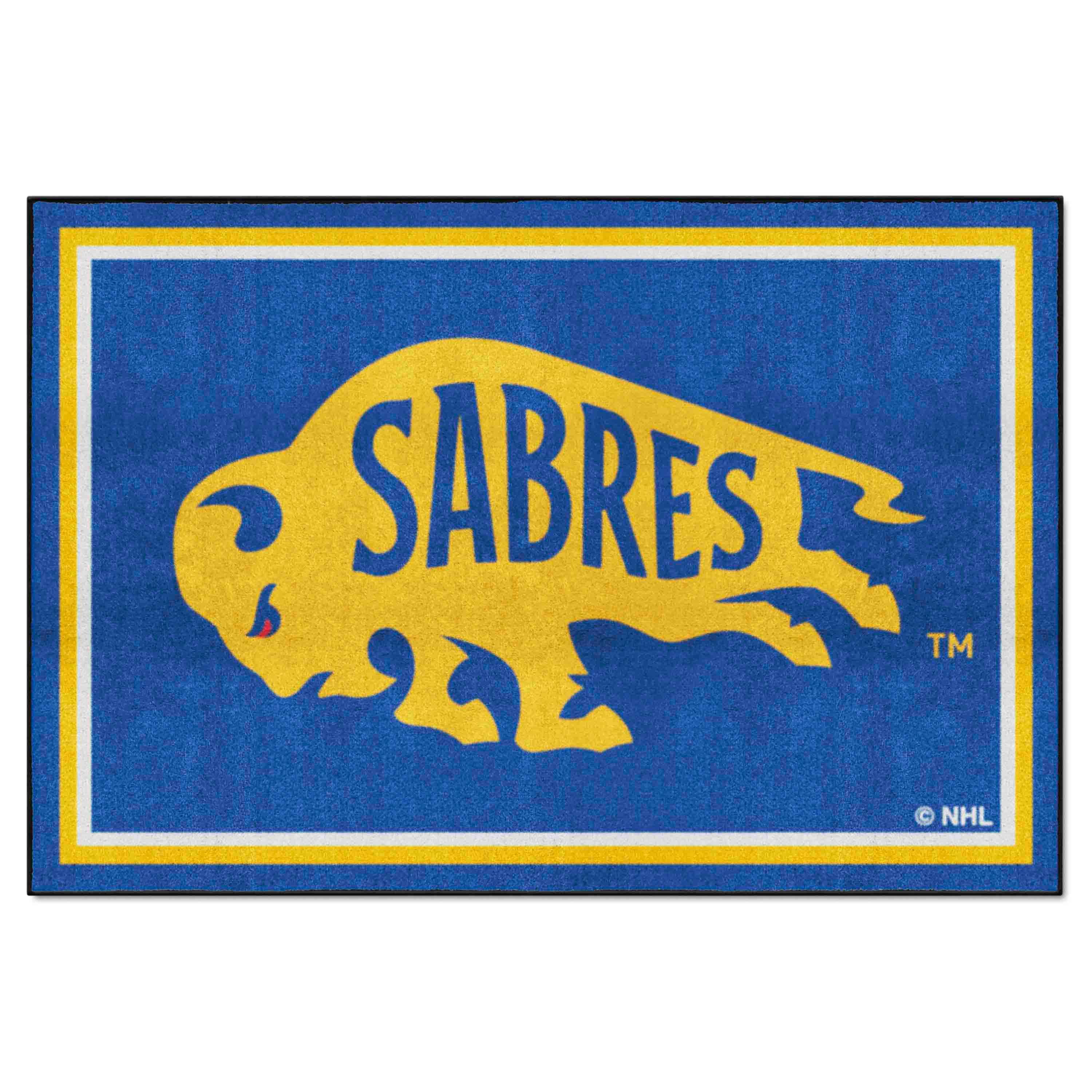 Buffalo Sabres 5ft. x 8 ft. Plush Area Rug - Buffalo Sabres