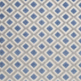 5' X 8' Blue And Gray Geometric Indoor Outdoor Area Rug - Homeroots