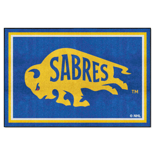 Buffalo Sabres 5ft. x 8 ft. Plush Area Rug - Buffalo Sabres