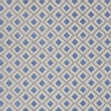 8' X 11' Blue And Gray Geometric Indoor Outdoor Area Rug - Homeroots