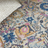 5' X 7' Orange And Ivory Floral Power Loom Area Rug - Homeroots - Flyclothing LLC