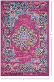 2' X 3' Fuchsia Power Loom Area Rug - Homeroots