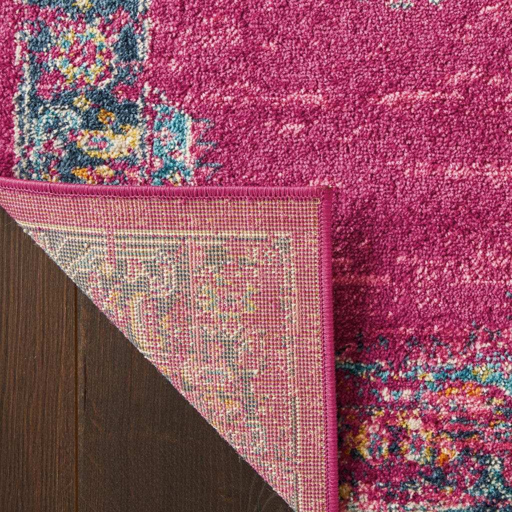 4' X 6' Fuchsia Power Loom Area Rug - Homeroots - Flyclothing LLC