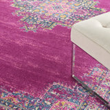 4' X 6' Fuchsia Power Loom Area Rug - Homeroots - Flyclothing LLC