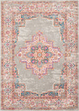 5' X 7' Gray Power Loom Area Rug - Homeroots