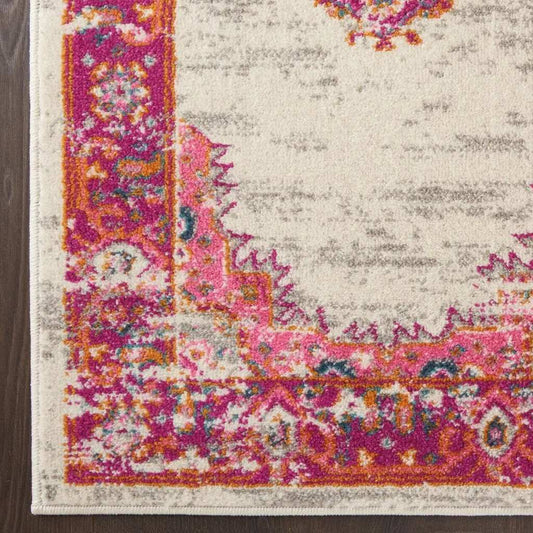 10' Fuchsia Power Loom Runner Rug - Homeroots - Flyclothing LLC
