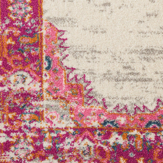 10' Fuchsia Power Loom Runner Rug - Homeroots - Flyclothing LLC
