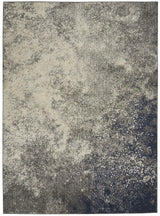 5' X 7' Gray And Ivory Abstract Power Loom Area Rug - Homeroots - Flyclothing LLC