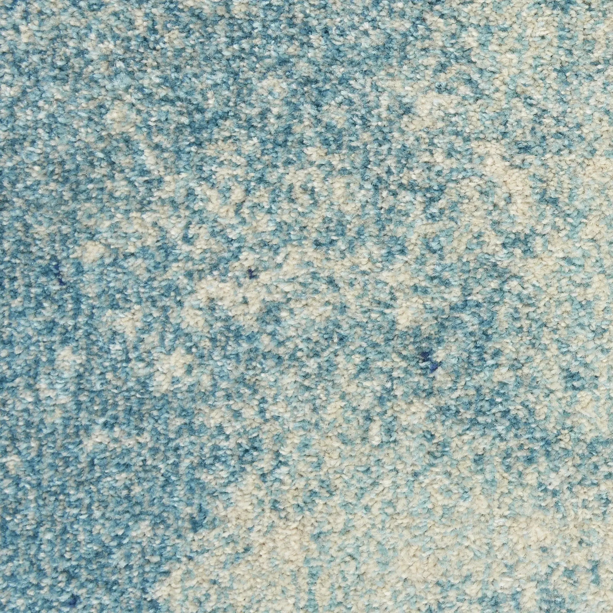 2' X 3' Ivory And Blue Abstract Power Loom Area Rug - Homeroots - Flyclothing LLC
