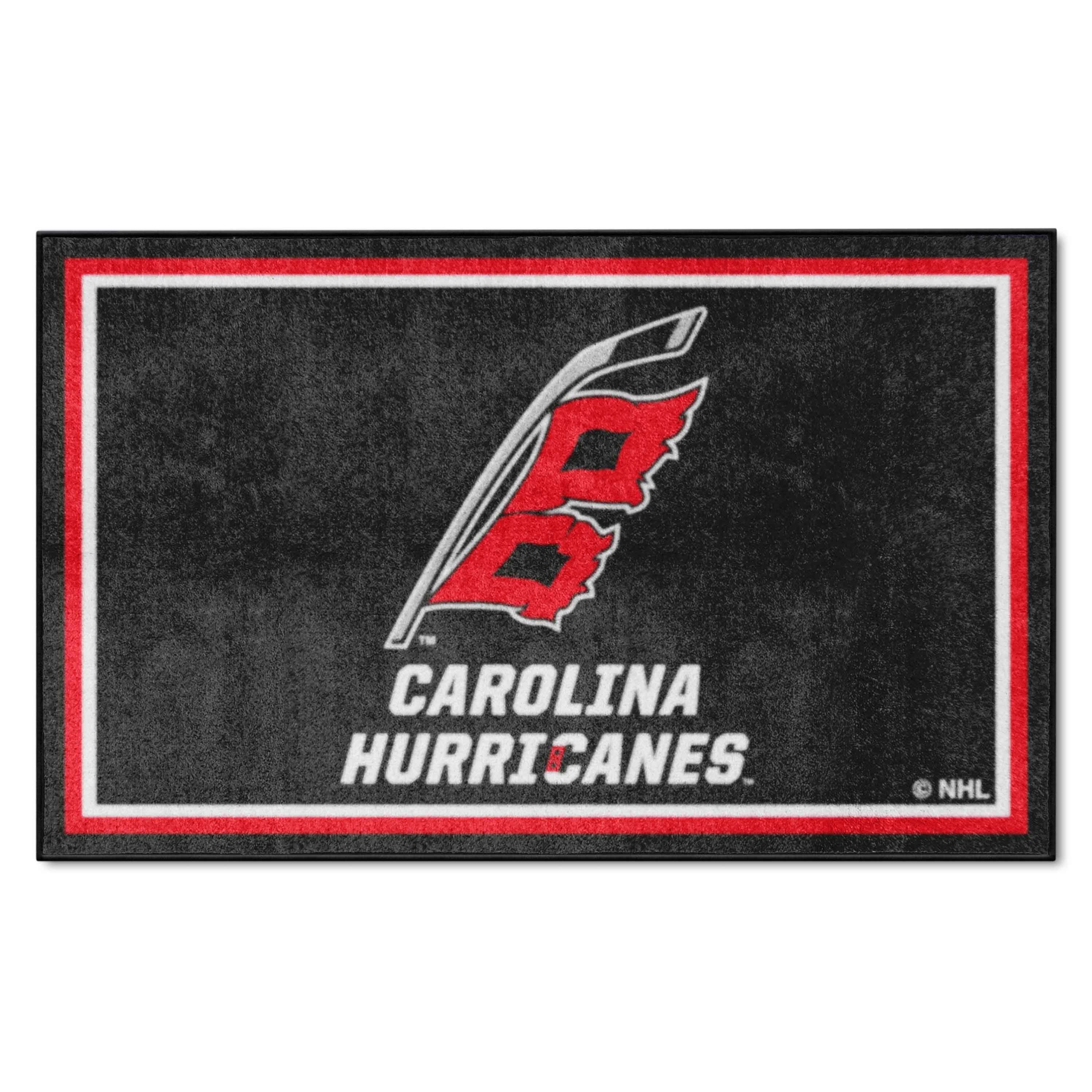 Carolina Hurricanes 4ft. x 6ft. Plush Area Rug - Carolina Hurricanes