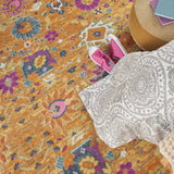 4' X 6' Sunset Floral Power Loom Area Rug - Homeroots - Flyclothing LLC