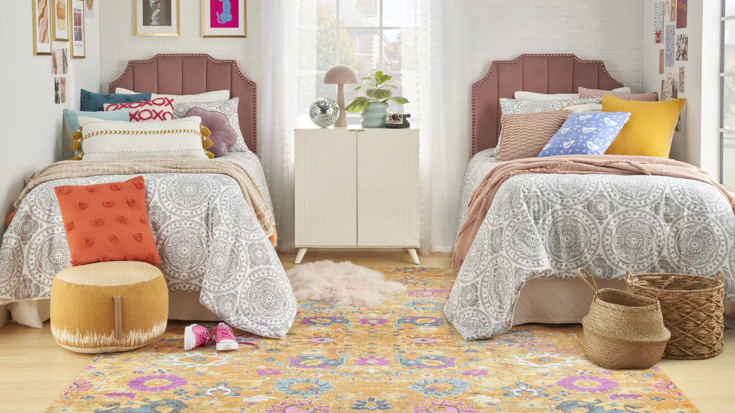 7' X 10' Sunset Floral Power Loom Area Rug - Homeroots - Flyclothing LLC