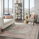 8' X 10' Gray Power Loom Area Rug - Homeroots - Flyclothing LLC