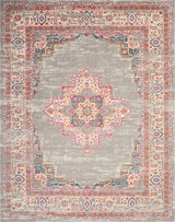 8' X 10' Gray Power Loom Area Rug - Homeroots - Flyclothing LLC