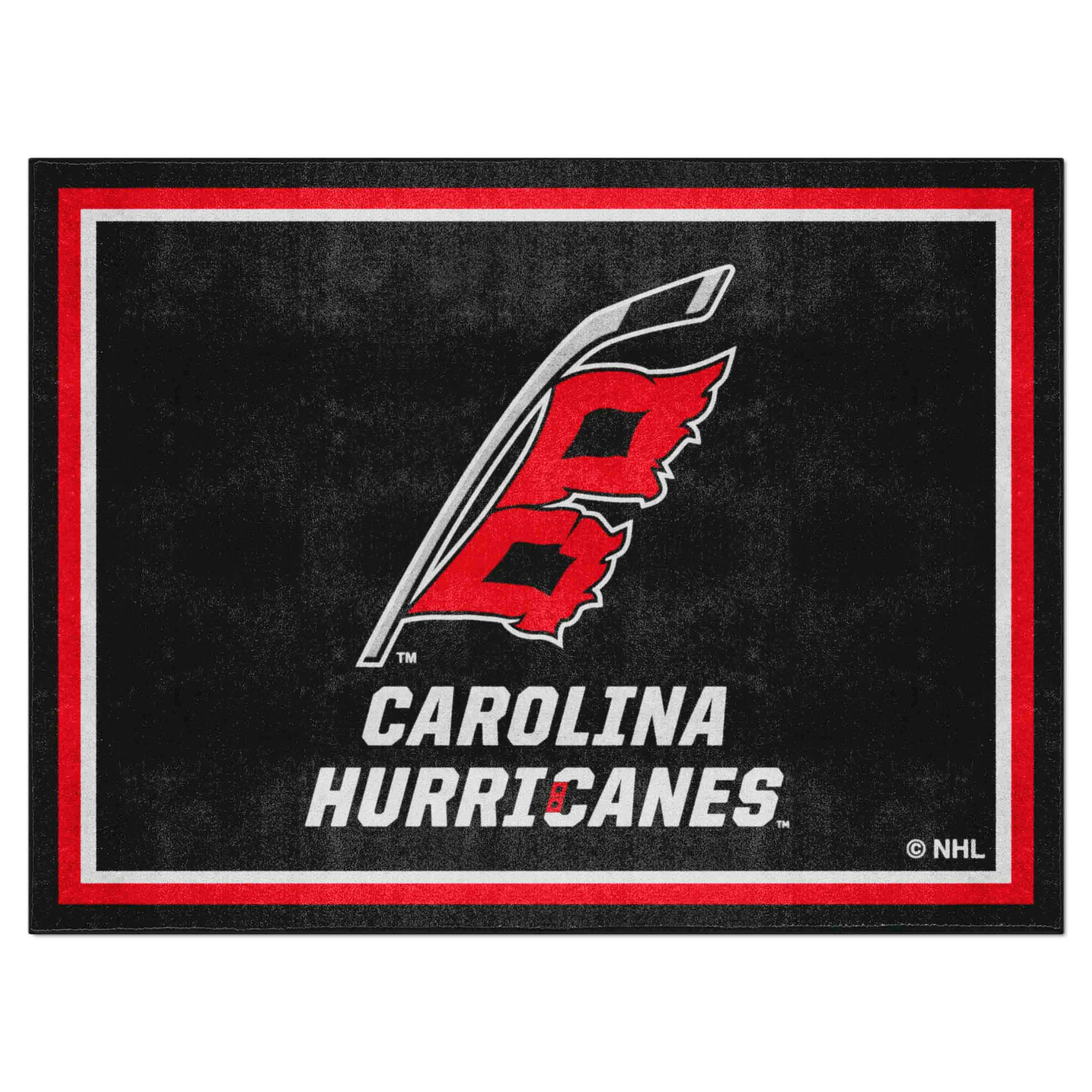 Carolina Hurricanes 8ft. x 10 ft. Plush Area Rug - Carolina Hurricanes
