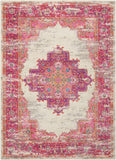 4' X 6' Fuchsia Power Loom Area Rug - Homeroots