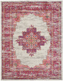 8' X 10' Fuchsia Power Loom Area Rug - Homeroots