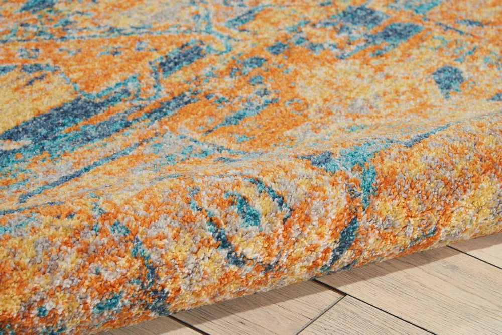 4' X 6' Sunset Power Loom Area Rug - Homeroots - Flyclothing LLC