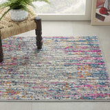2' X 3' Pink And Ivory Abstract Power Loom Area Rug - Homeroots - Flyclothing LLC