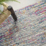 2' X 3' Pink And Ivory Abstract Power Loom Area Rug - Homeroots - Flyclothing LLC