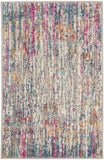 2' X 3' Pink And Ivory Abstract Power Loom Area Rug - Homeroots