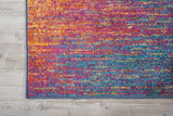 10' Blue And Pink Abstract Power Loom Runner Rug - Homeroots - Flyclothing LLC